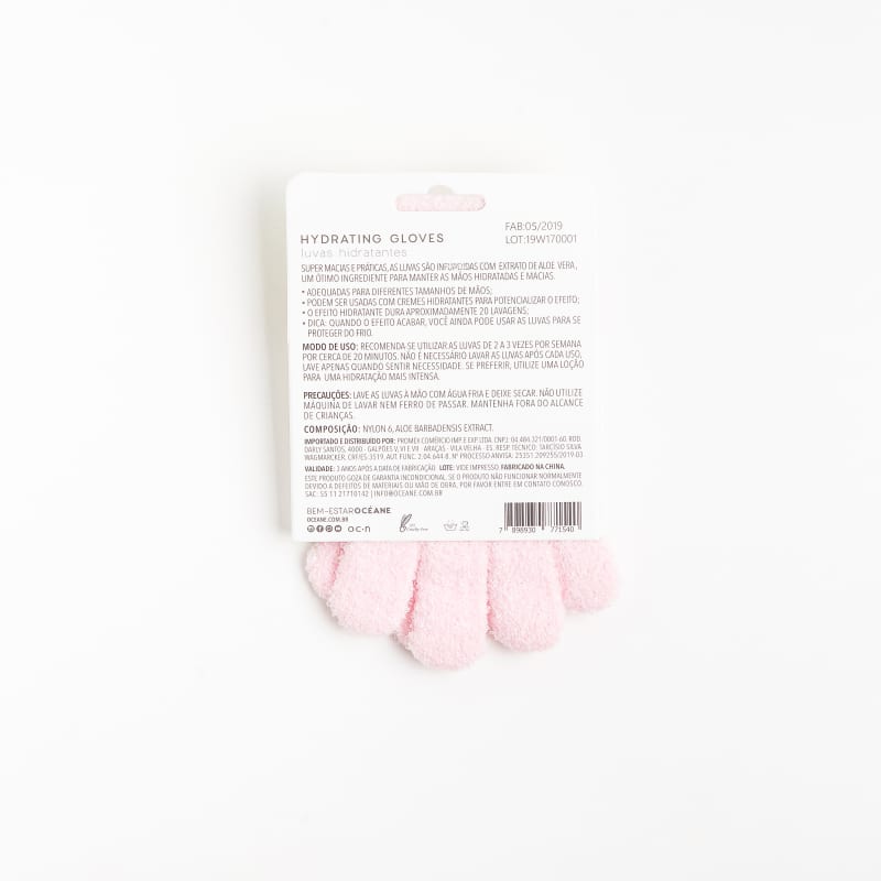 Hydrating Gloves - Luvas Hidratantes Rosa