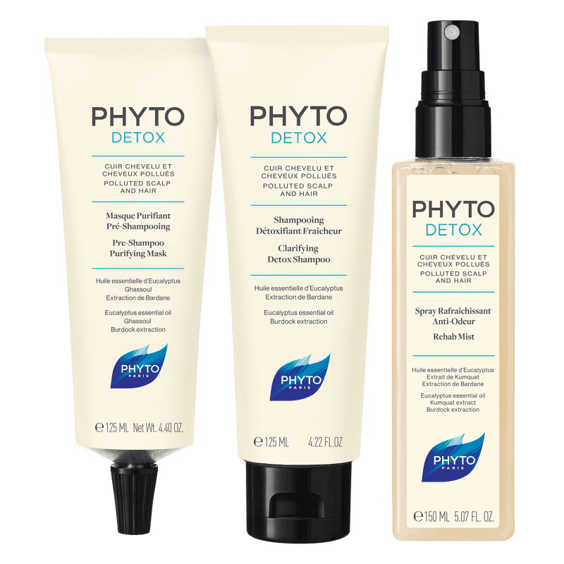 Rotina Antipoluição PHYTODETOX - Detox Capilar (3 produtos)