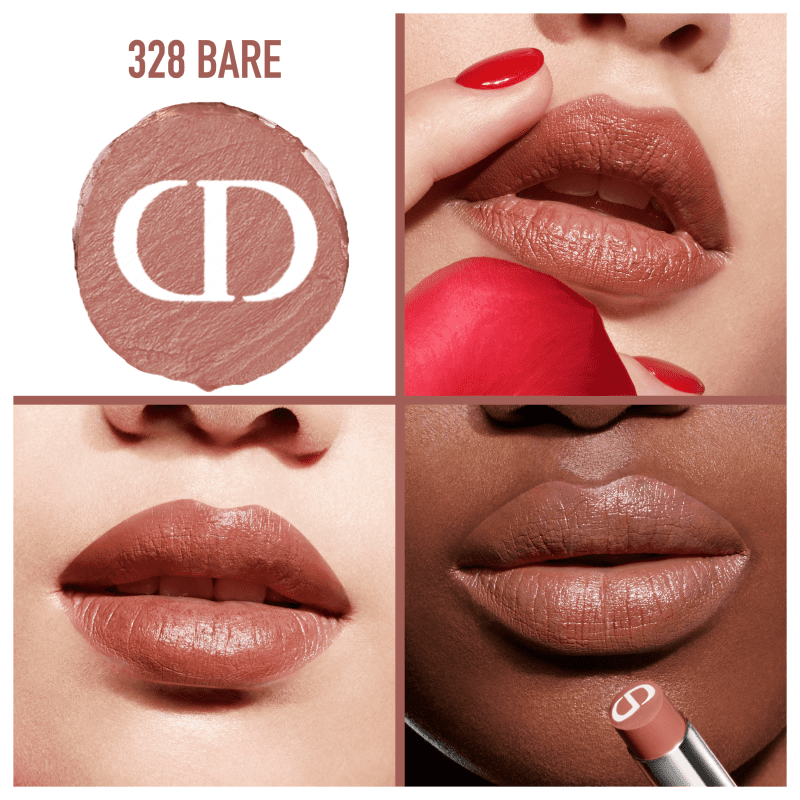 Dior Rouge Ultra Care 328 Bare - Batom Perolado 3g