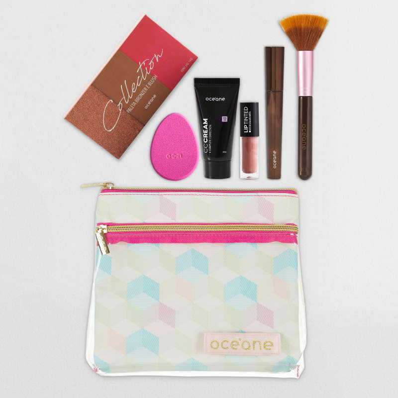 Kit Make para Viagens (paleta de bronzer e blush)