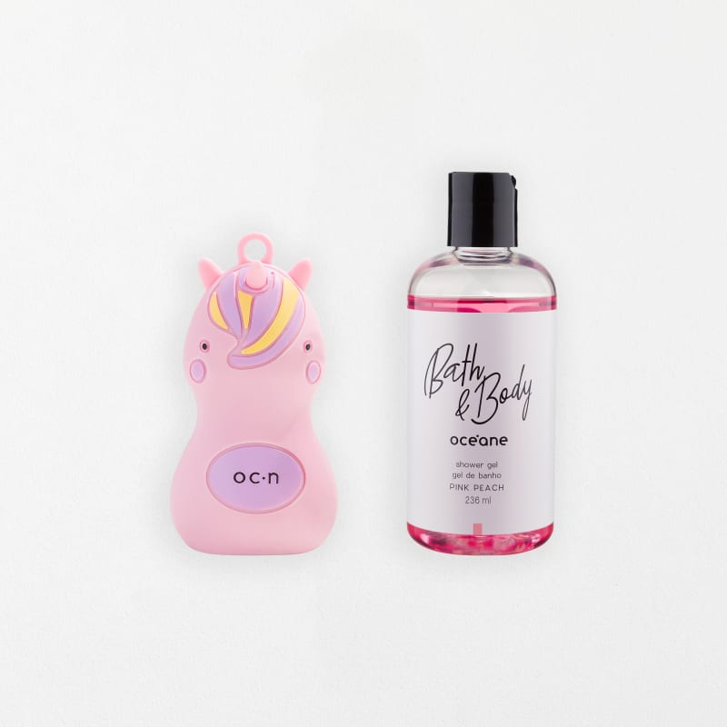 Kit Unicorn Sponge + Shower Gel