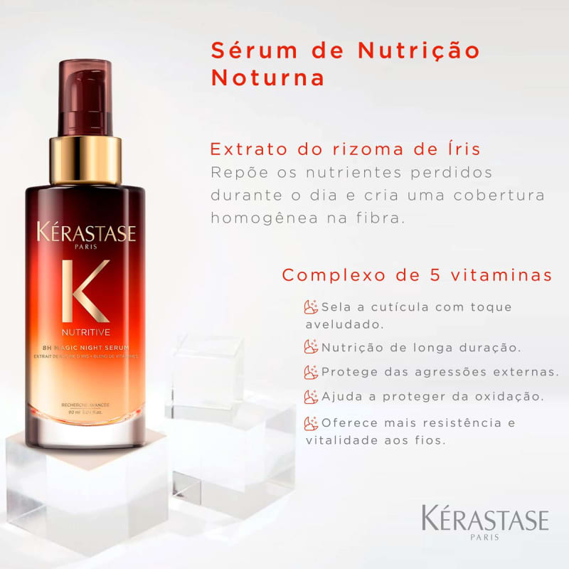 Kérastase Nutritive 8H Magic Night - Sérum Noturno 90ml