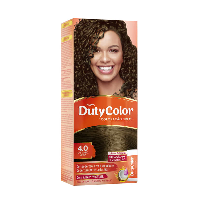 DutyColor 4.0 Castanho Médio - Coloração Permanente