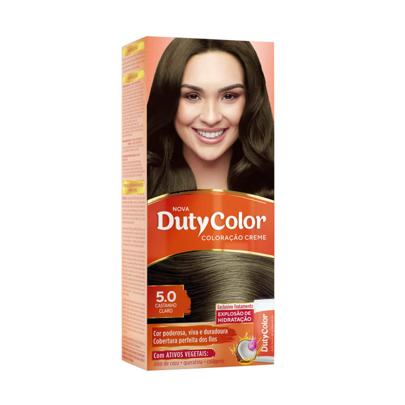 DutyColor 5.0 Castanho Claro - Coloração Permanente