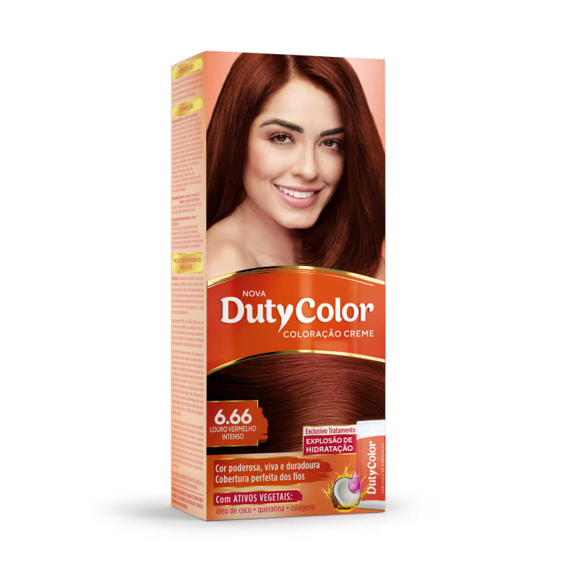 DutyColor 6.66 Vermelho Intenso - Coloração Permanente