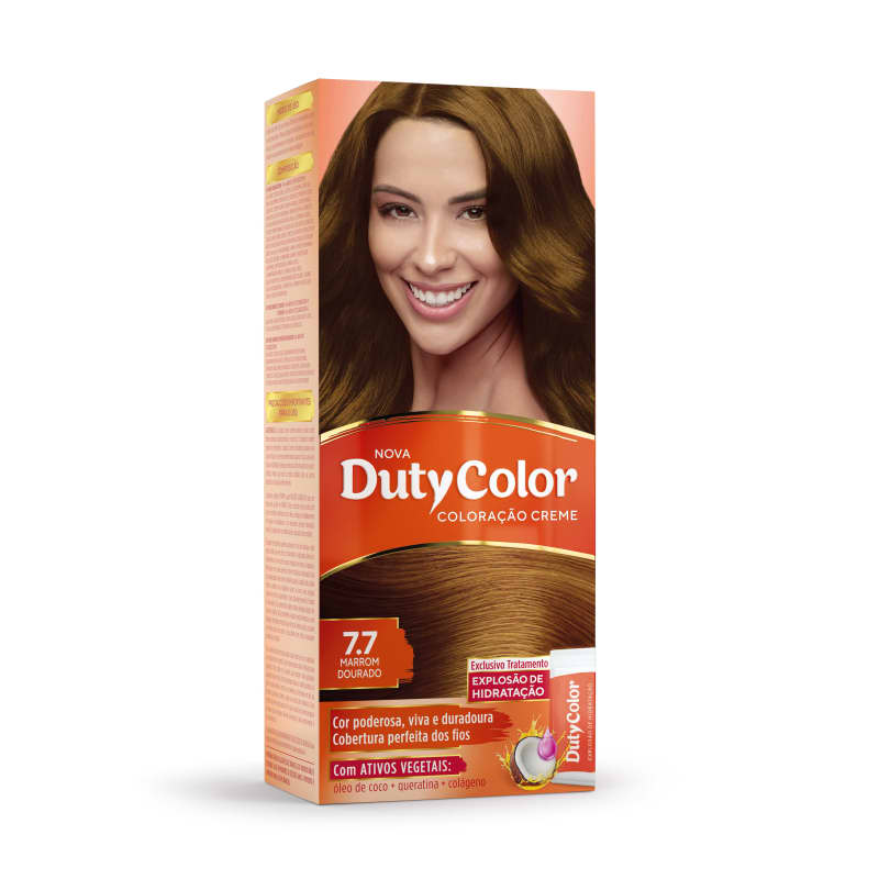 DutyColor 7.7 Marrom Dourado - Coloração Permanente