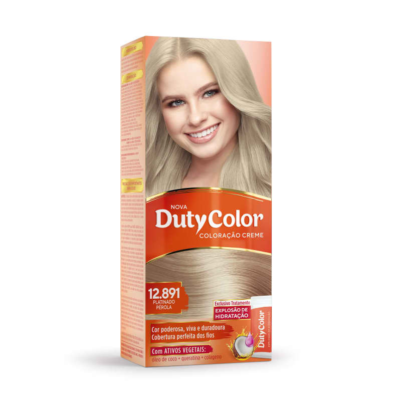 DutyColor 12.891 Platinado Pérola - Coloração Permanente