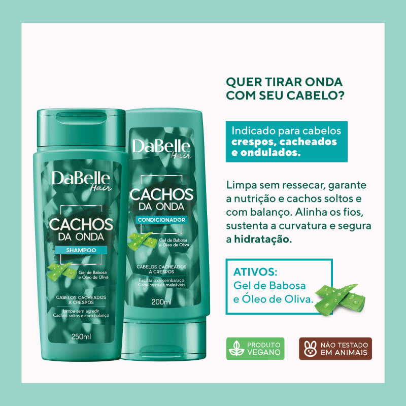 Kit DaBelle Hair Cachos da Onda Duo (2 Produtos)