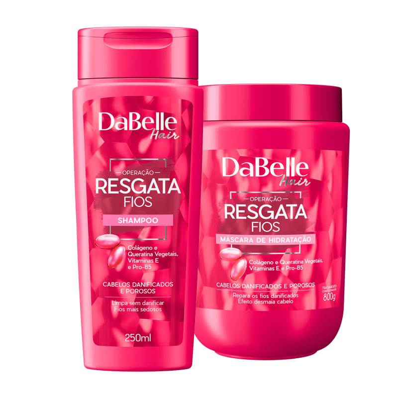 Kit DaBelle Hair Resgata Fios Duo Diário (2 Produtos)