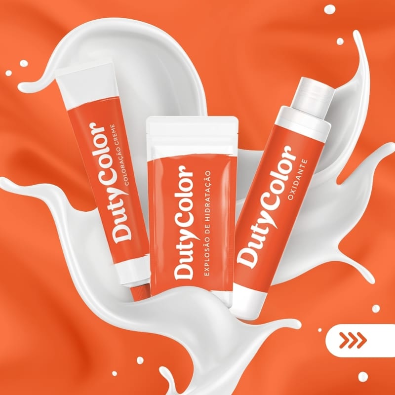 Kit DutyColor 4.0 Castanho Médio Full - Coloração Permanente (4 Unidades)