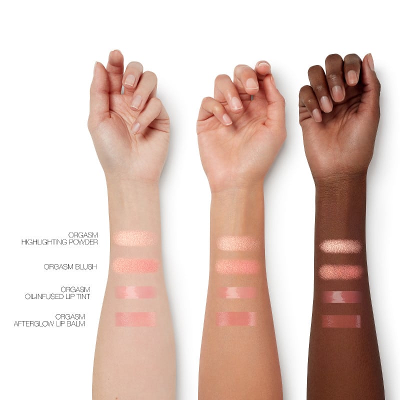 Kit Orgasm Fantasy Trio - Duo Blush e Iluminador, Lip Balm e Batom Líquido