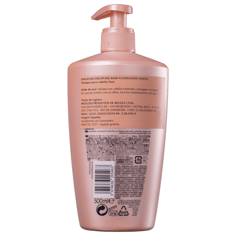 Kérastase Discipline Bain Fluidealiste - Shampoo 500ml