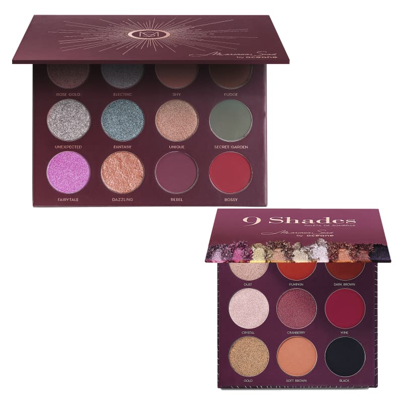 Kit Paletas de Sombras Mariana Saad - 12 Shades e 9 Shades