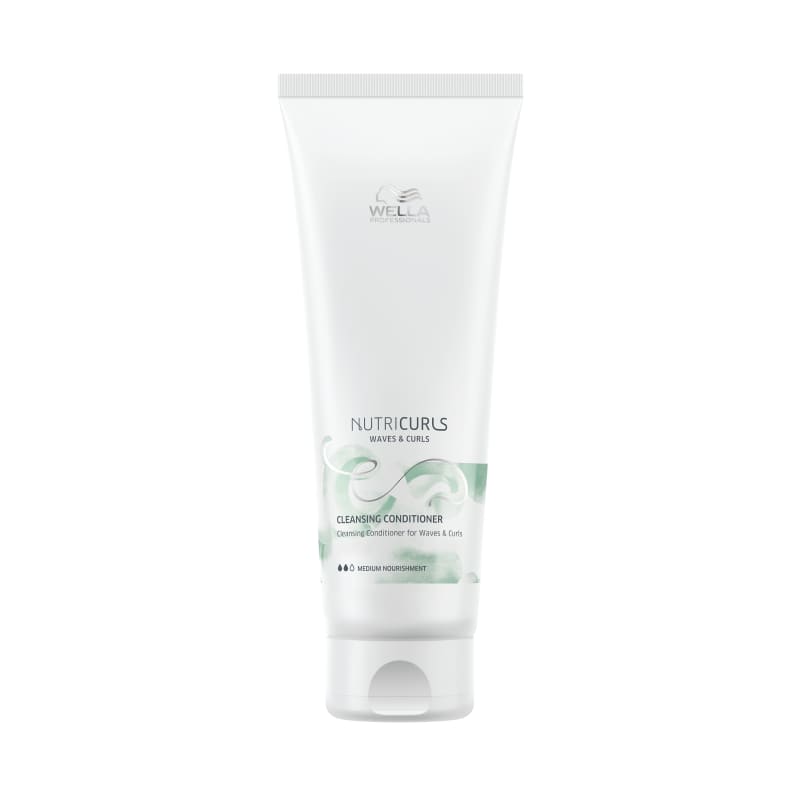 Wella Professionals NutriCurls Cleansing Conditioner - Condicionador de Limpeza Suave 2 em1 - 250ml