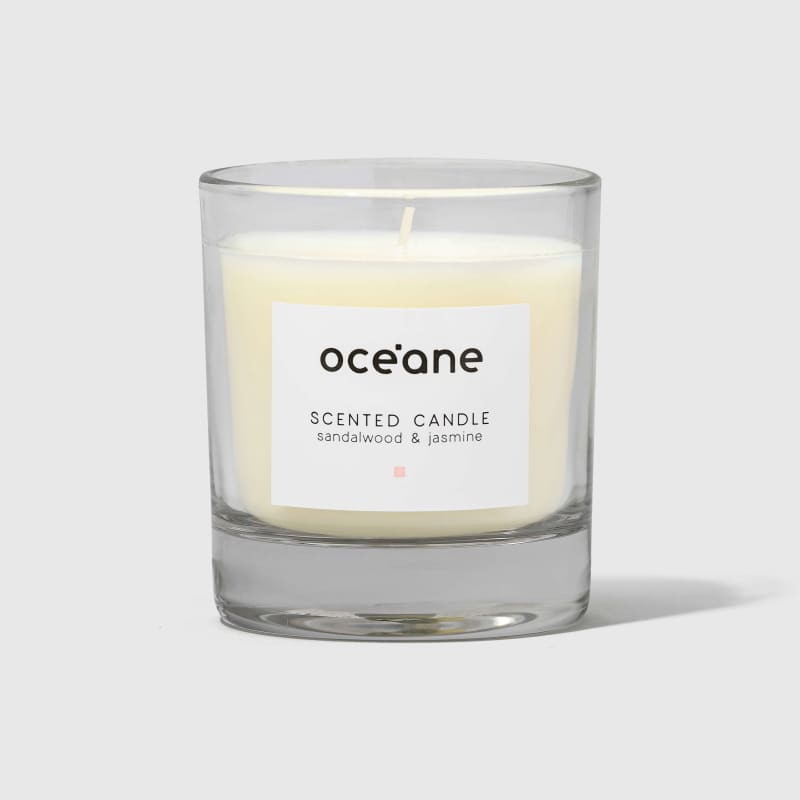 Scented Candle - Vela Sândalo e Jasmim 180g