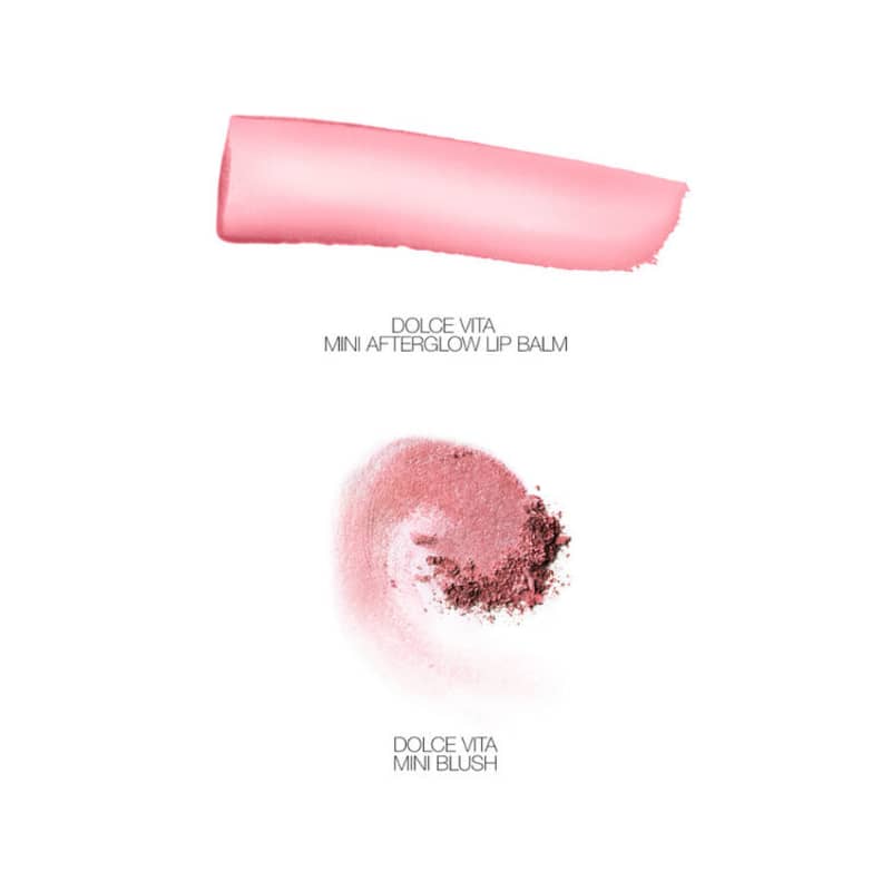 Kit de Mini Blush e Mini Balm Softcore Dolce Vita