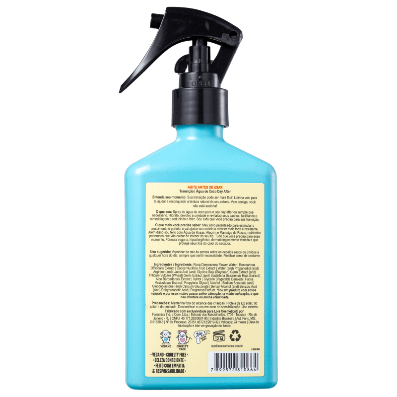 Lola Cosmetics Transição Água de Coco - Creme Leave-in 250ml