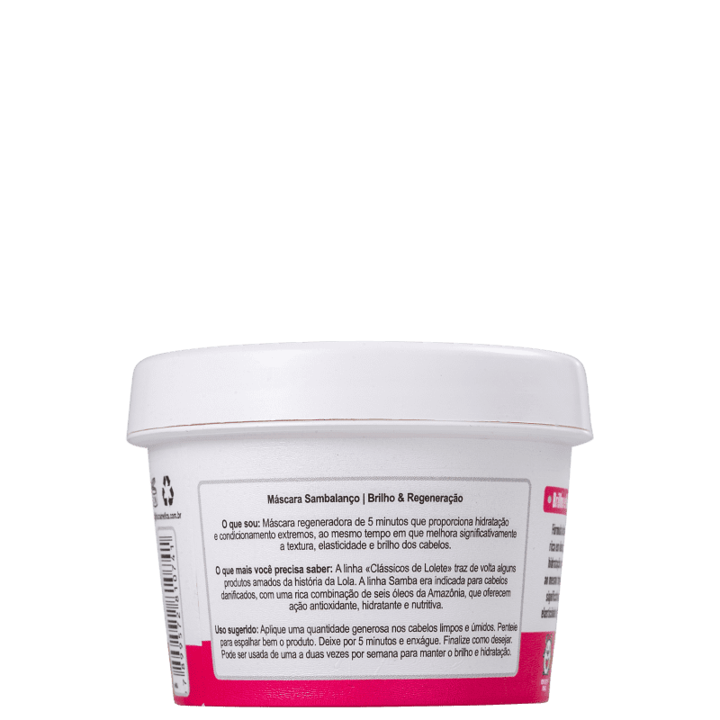 Lola Cosmetics Samba Sambalanço - Máscara 100g