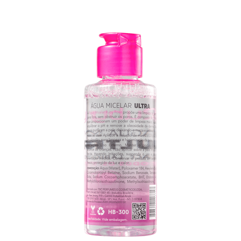 Ruby Rose Ultra - Água Micelar 120ml