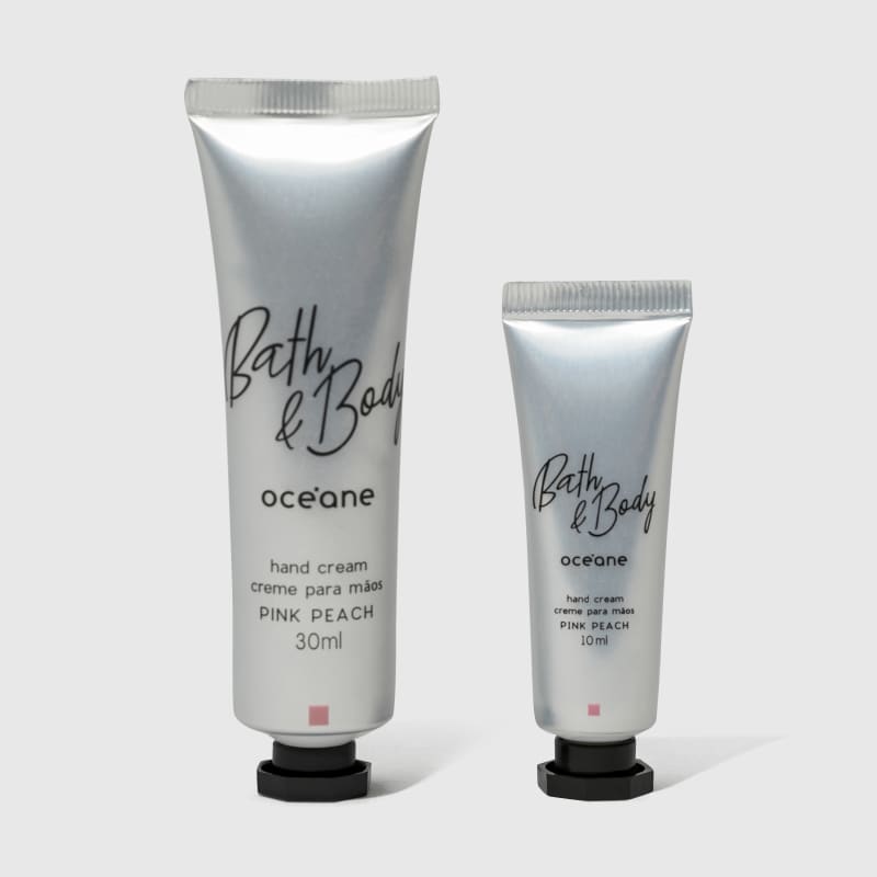 Hand Cream Pink Peach 10ml - Creme Hidratante para as Mãos