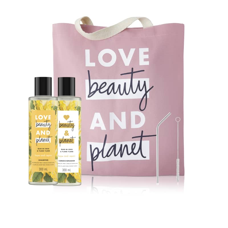 Kit Love Beauty and Planet hope & repair 300 ml (4 produtos)