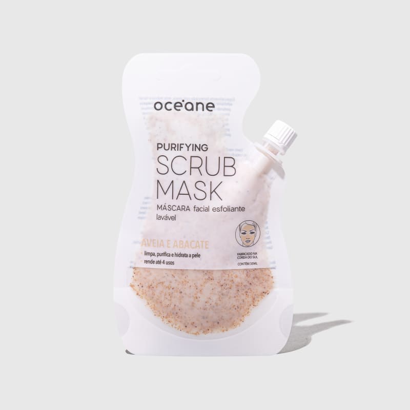 Purifying Scrub Mask - Máscara Facial Esfoliante Lavável