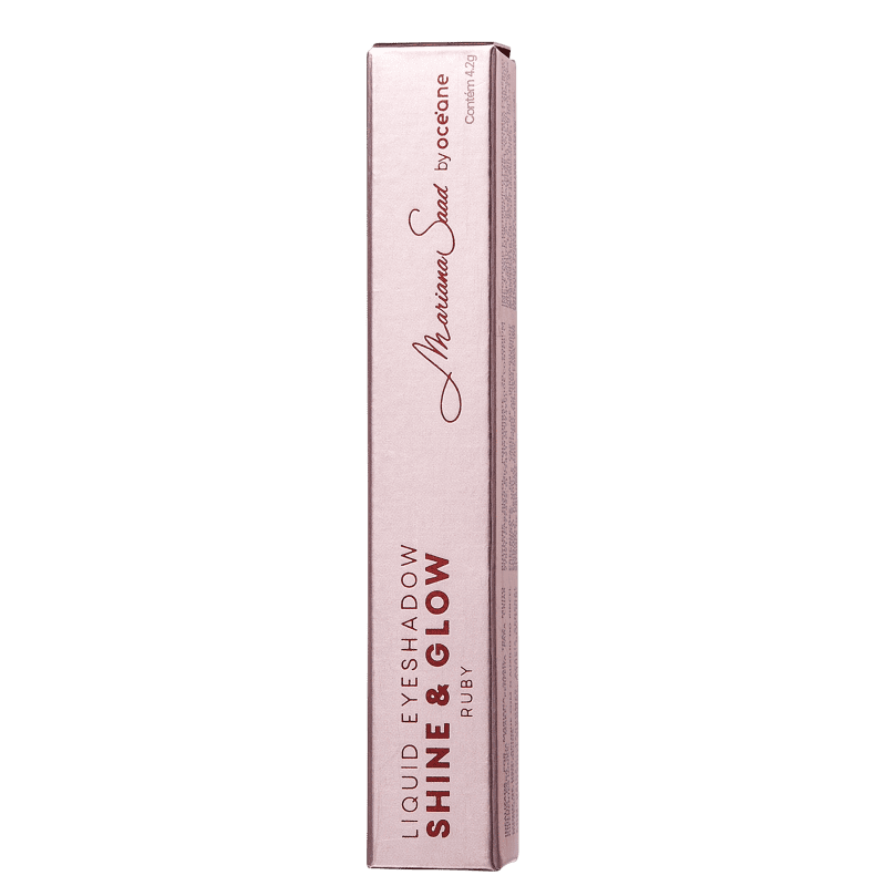 Mariana Saad by Océane Shine e Glow Ruby - Sombra Líquida 4,2g