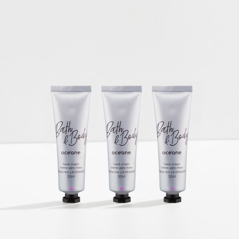 Kit com 3 Hand Creams English Lavender
