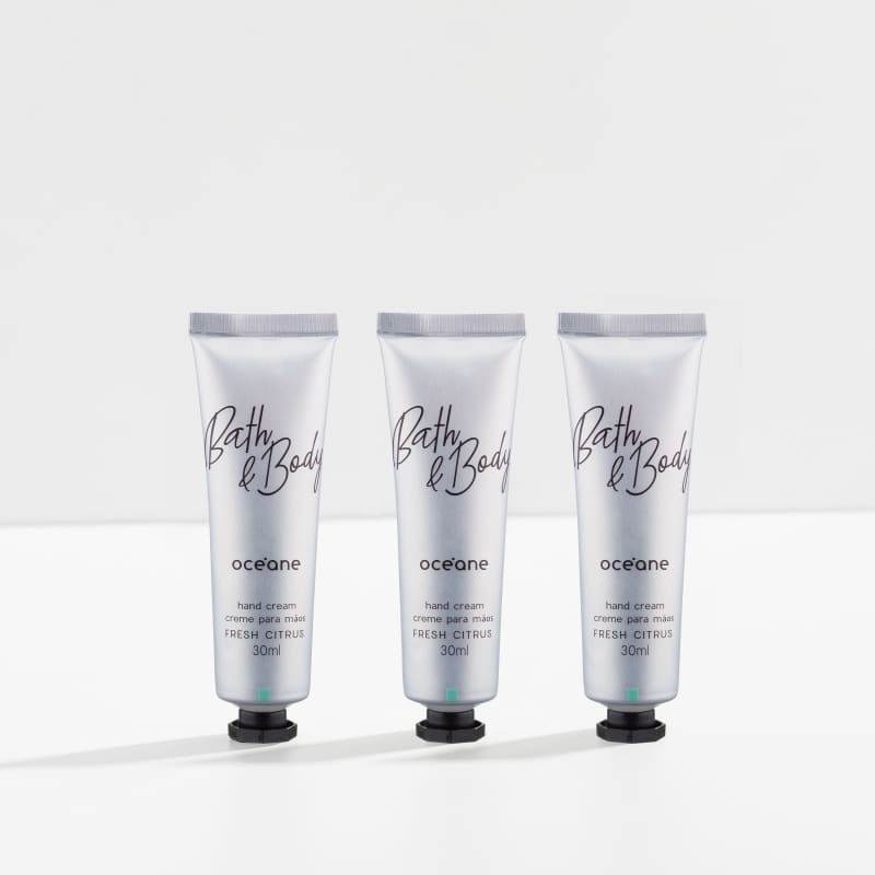 Kit com 3 Hand Creams Fresh Citrus