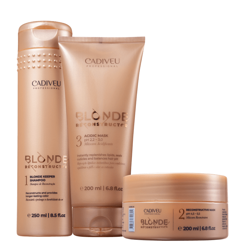 Kit Cadiveu Blonde Reconstructor Care (3 produtos)