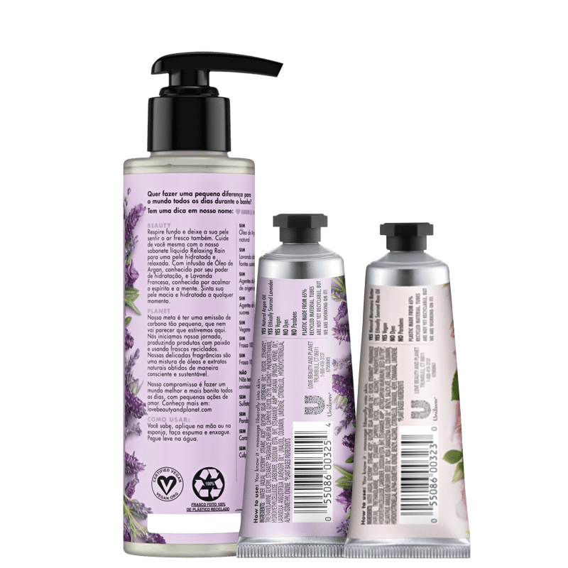 Kit Cuidado com as Mãos: Frescor Floral