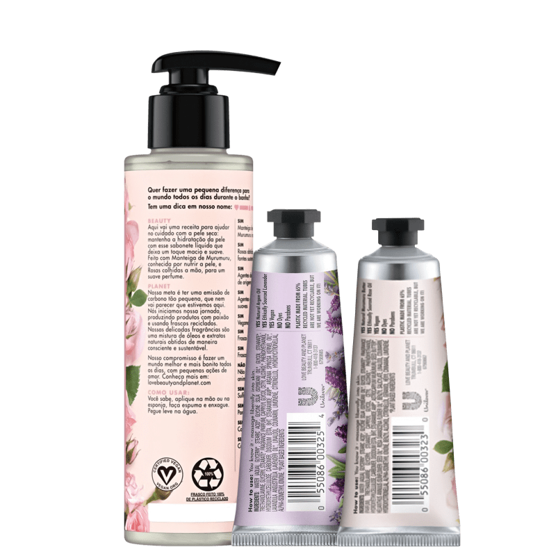 Kit Cuidado com a mãos: Floral Relax