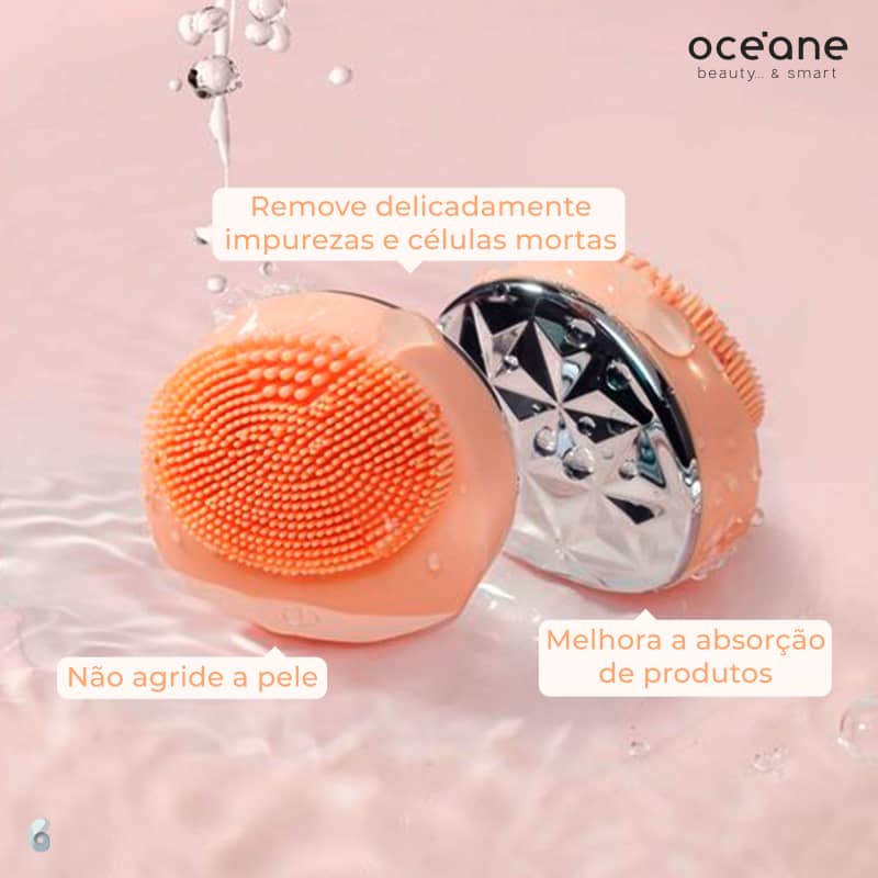 Escova de Limpeza Océane Mini Facial Cleaner | Beleza na Web Escova de Limpeza Océane Mini Facial Cleaner | Beleza na Web
