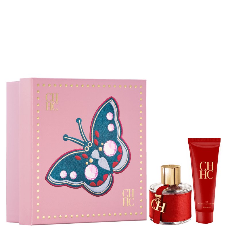 Conjunto Carolina Herrera CH Eau de Toilette - Perfume 100ml + Loção Corporal 100ml