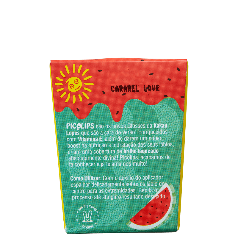 Gloss Labial Kakau Lopes Picolips Caramel Love 3ml