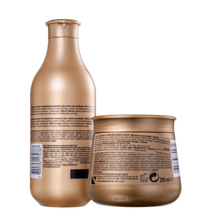 Kit L'Oréal Professionnel Serie Expert Absolut Repair Gold Quinoa + Protein Golden Lightweight (2 produtos)