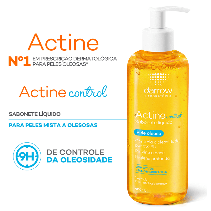 Darrow Actine Control - Sabonete Líquido 400ml