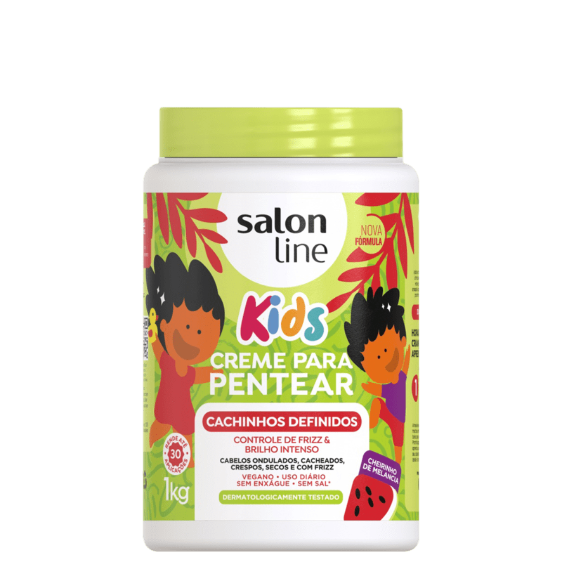 Salon Line Kids Cachinhos Definidos - Creme de Pentear 1000g