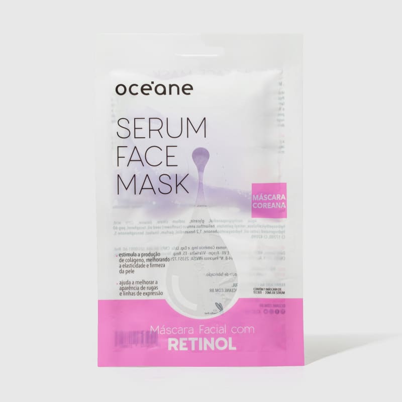 Serum Face Mask - Máscara Facial com Retinol