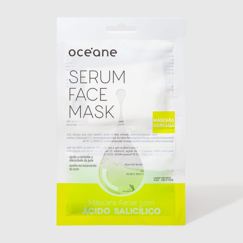 Serum Face Mask - Máscara Facial com Ácido Salicílico