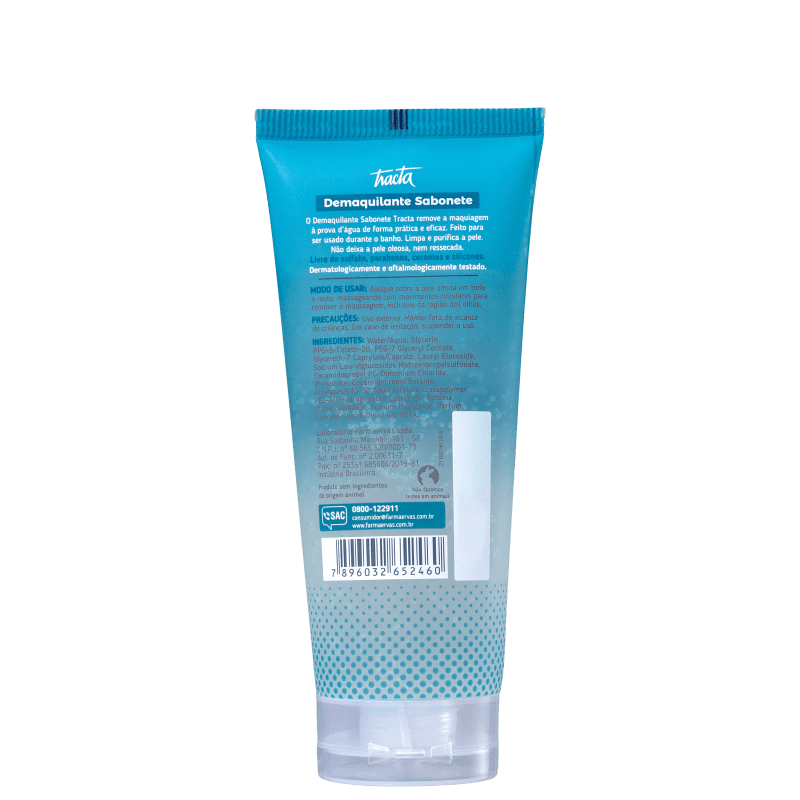 Tracta Demaquilante - Sabonete Facial 100ml