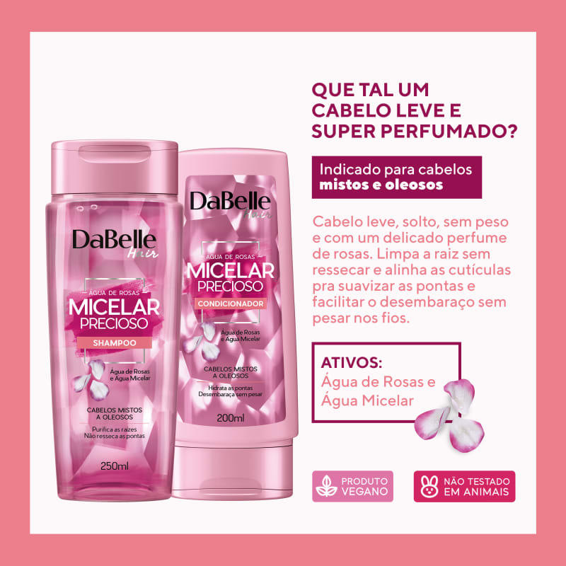 Kit DaBelle Hair Micelar Precioso Duo (2 Produtos)