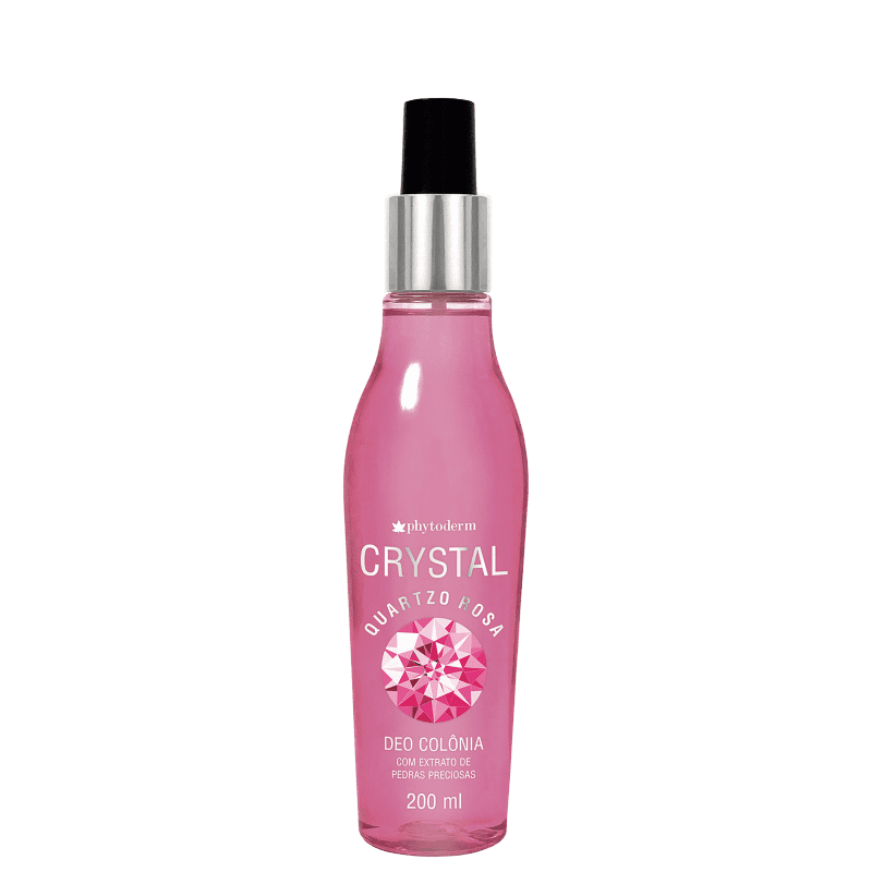 Crystal Quartzo Rosa Phytoderm Deo Colônia - Body Spray Feminino 200ml Menor preço em Crystal Quartzo Rosa Phytoderm Deo Colônia - Body Spray Feminino 200ml