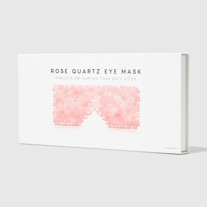 Rose Quartz Eye Mask - Máscara Facial de Quartzo Rosa