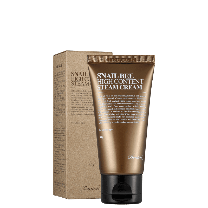 Creme Hidratante Facial Benton Snail Bee High Content Steam Cream 50g