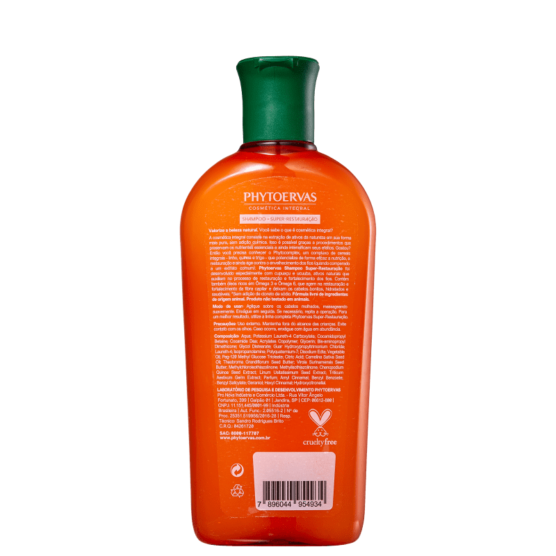 Phytoervas Super Restauração - Shampoo 250ml