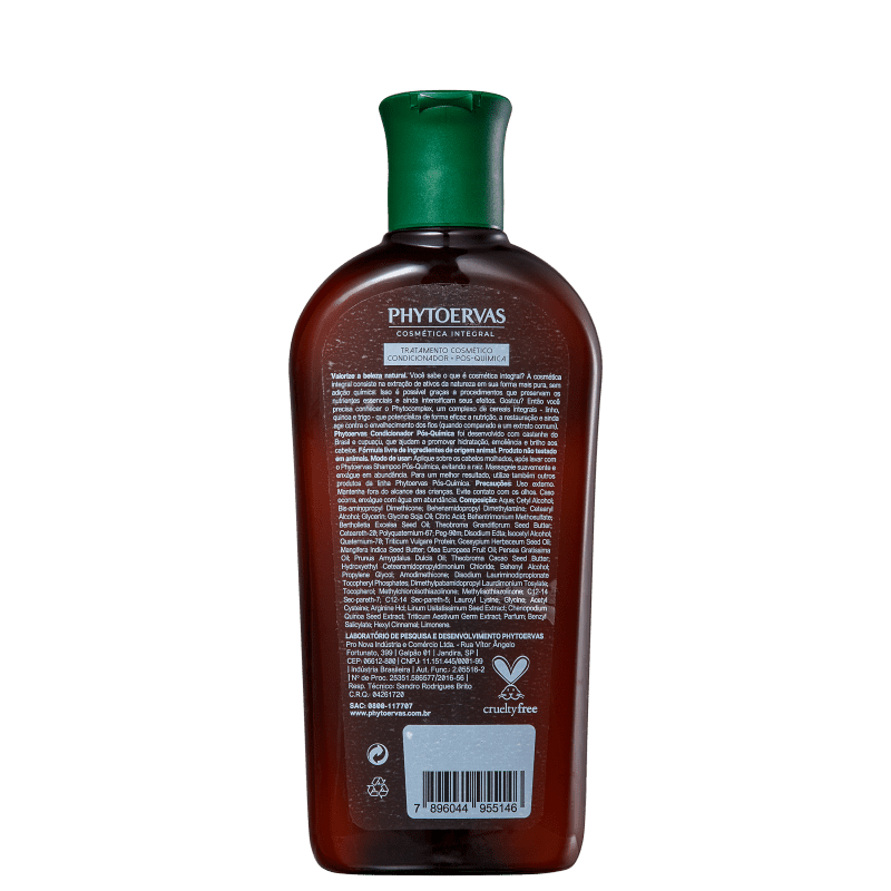 Condicionador Phytoervas Pós-Química Castanha do Brasil e Cupuaçu 250ml