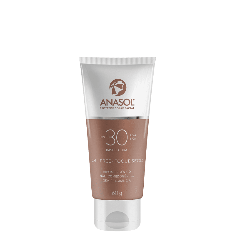 Anasol FPS 30 Base Escura - Protetor Solar com Cor 60g