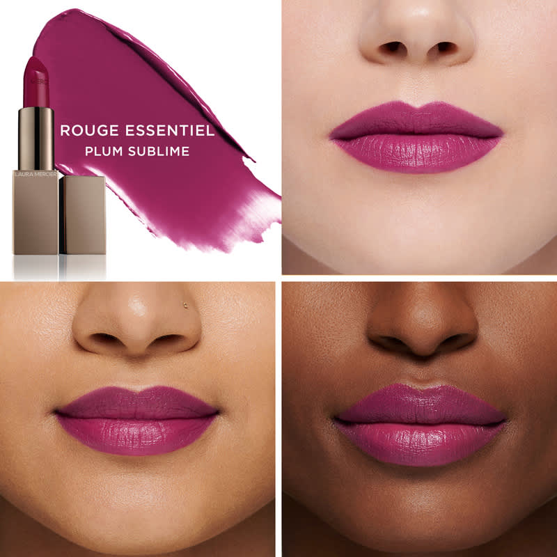 Laura Mercier Rouge Essentiel Silky Crème Lipstick Plum Sublime - Batom 3,5g