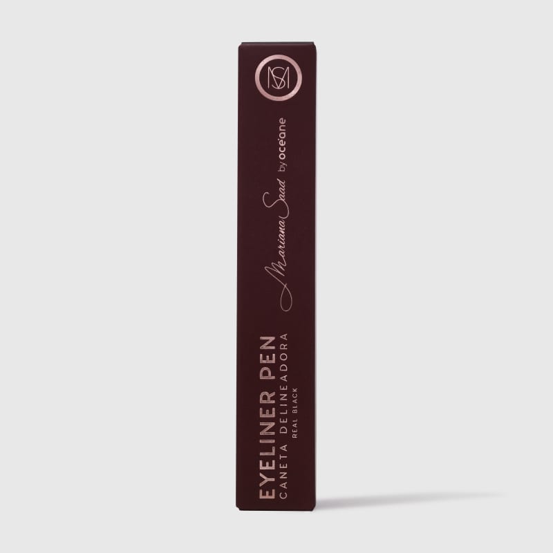 Eyeliner Real Black Mariana Saad - Caneta Delineadora Preta